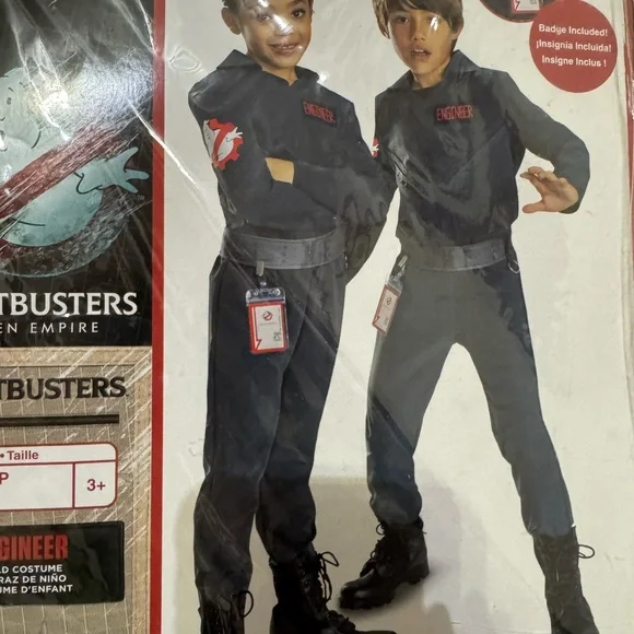 Halloween Ghostbusters Engineer Child Costume - Dark Blue - Picture 2 of 5